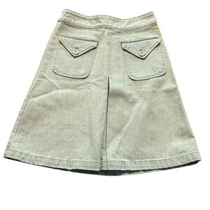 INDIGO BRAND DENIM MINI JEAN SKIRT A-LINE WOMEN'S SIZE 8 EUC